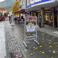 Werbe-Fahrradständer Economy