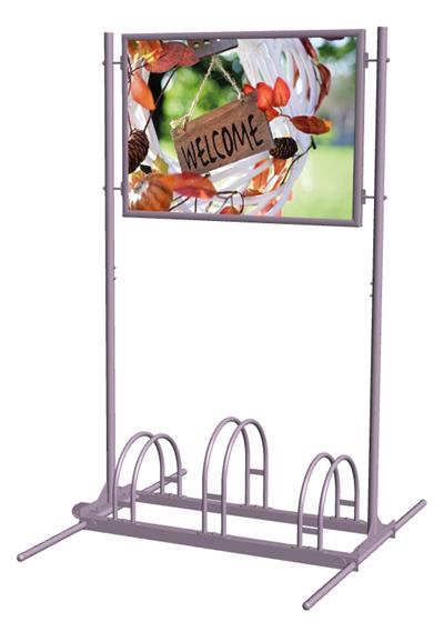 Advertising bicycle stand Premium