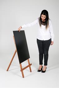 Holz Kundenstopper Easel