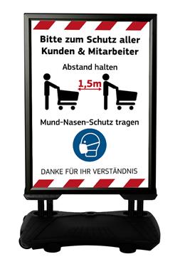 Kundenstopper WindPro® und WindPro® Schwarz 