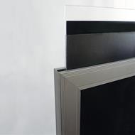 Ovalfuß Plakatständer doppelseitig