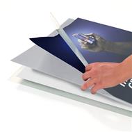 Ovalfuß Plakatständer doppelseitig