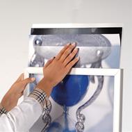 Ovalfuß Plakatständer doppelseitig