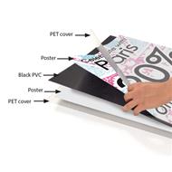Ovalfuß Plakatständer doppelseitig