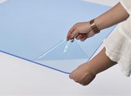 Acrylscheibe für Tisch-Klemmhalter