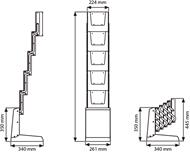 Falt-Prospektständer Neu