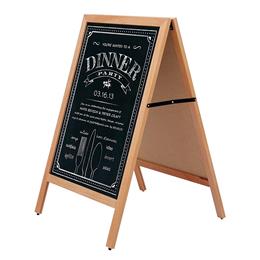 Holz Kundenstopper Economy Indoor 