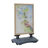 Kundenstopper WindPro® WOOD Look