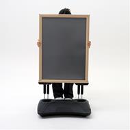 Kundenstopper WindPro® WOOD Look