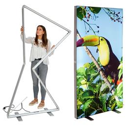 Textil-Spannrahmen MaxiFrame LED FOLD