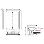 LED Leuchtrahmen Outdoor