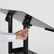 Mobiles Stehpult BLACK