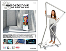 update Werbetechnik MaxiFrame LED Fold